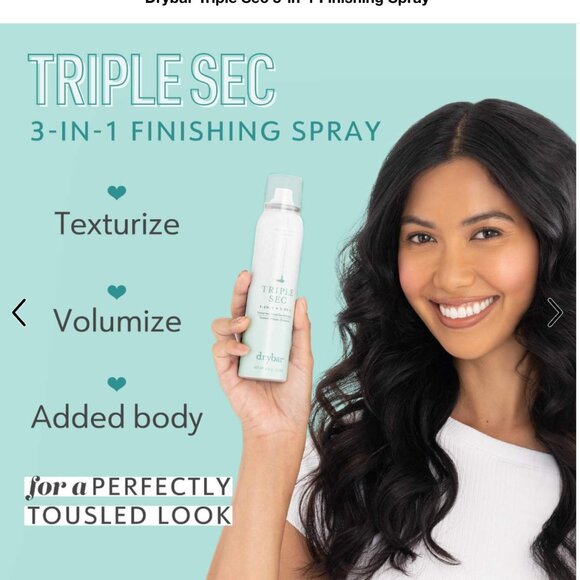 NEW Drybar Triple Sec 3-in-1 Finishing Spray in Coconut Colada limited edition! - Picture 2 of 3
